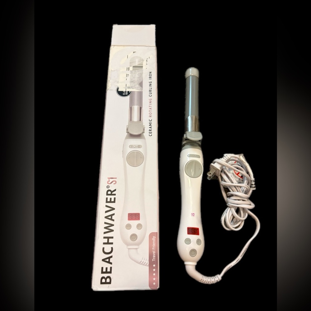 Beachwaver‎ S1 Rotating White Hair Curler